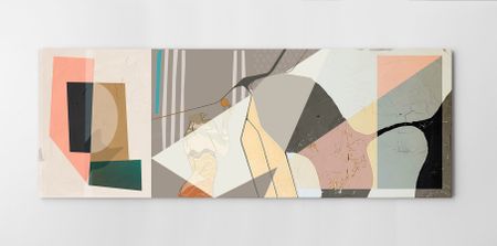 Lika Mellow (Картина, живопись - 
                  140 x 50 см) Геометрия света