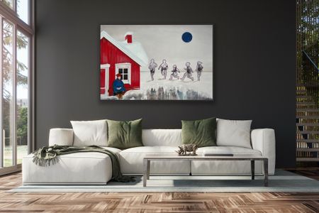 Нина Григель (Картина, живопись - 
                  150 x 100 см) Если бы...