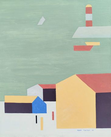 Рауф Туктар (Картина, живопись - 
                  50 x 61 см) Маяк