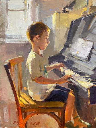 Надежда Воронцова (Картина, живопись - 
                  30 x 40 см) Мелодия