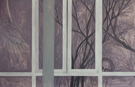 Оля Душкина (Картина, живопись - 
                  100 x 65 см) Заглянул