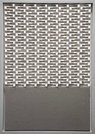 Станислав Наделяев (Коллаж / ассамбляж - 
                  56 x 80 см) Интерьерное панно "Конструктивизм"