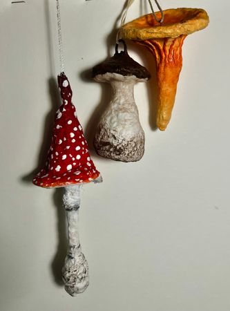 Елизавета Тарасова (Объект - 
                  27.5 x 9 см) Ёлочные грибы