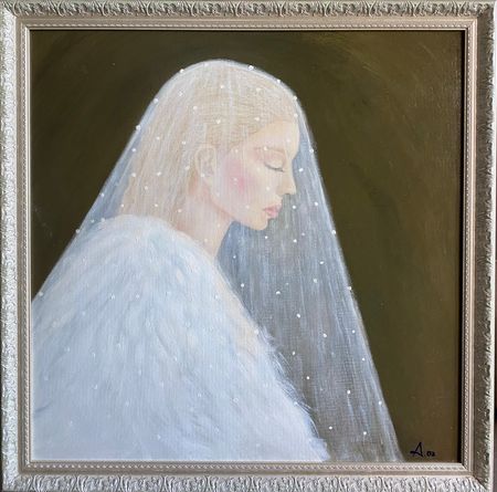 Анастасия Котова (Картина, живопись - 
                  67 x 67 см) Невеста-лебедь