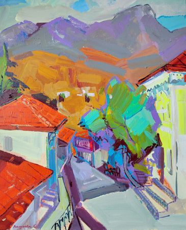 Олеся Лишаева (Картина, живопись - 
                  50 x 60 см) ул. Ленинградская