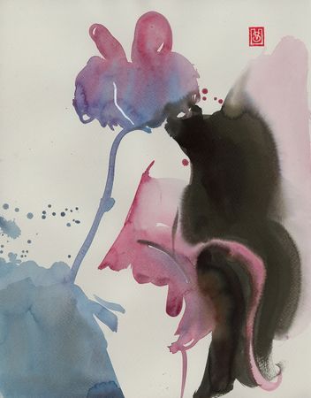 Виктория Севастьянова (Авторская графика - 
                  25 x 33 см) Бурлеск 005