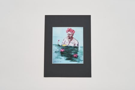 Ирина Дрозд (Графика цифровая (принты) - 
                  30 x 40 см) Студийная открытка "Punks not Dead"