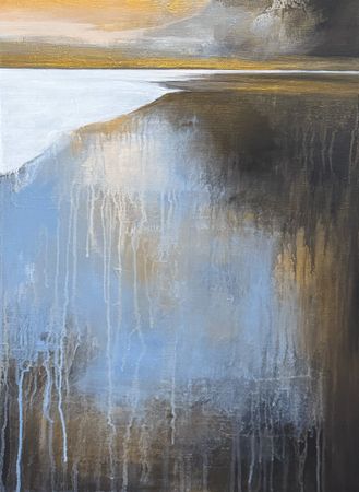 Анжела Осипова (Картина, живопись - 
                  50 x 70 см) Все в отражении
