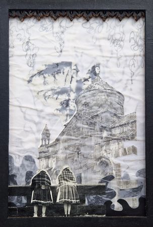 Валерия Финина (Коллаж / ассамбляж - 
                  16 x 23 см) Воскресное утро