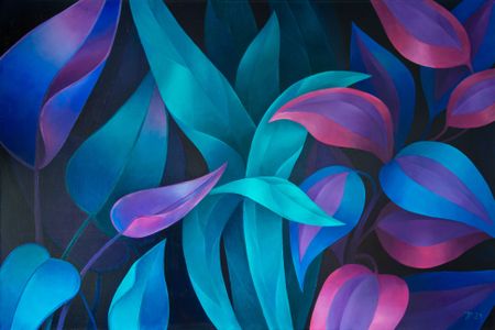 Юлия Пухова (Картина, живопись - 
                  120 x 80 см) Tropical 12