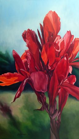Светлана Черненко (Картина, живопись - 
                  75 x 125 см) Канны