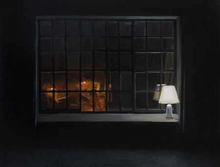 Лера Лыба (Картина, живопись - 
                  40 x 30 см) Ночное кафе