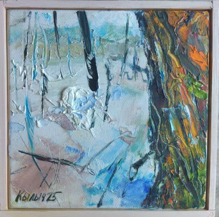 Людмила Кылыч (Картина, живопись - 
                  16 x 16 см) 9 января