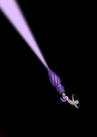 Александр Зайцев (Графика цифровая (принты) - 
                  21 x 29.7 см) Рука с закрытым зонтом