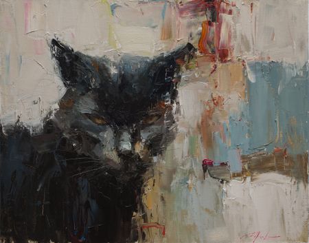 Евгений Бурцев (Картина, живопись - 
                  50 x 40 см) Хулиган