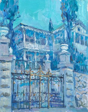 Илья Хахарев (Картина, живопись - 
                  35 x 45 см) Голубой день