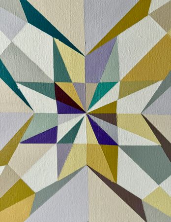 Марина Астахова (Картина, живопись - 
                  80 x 80 см) Crystal IV
