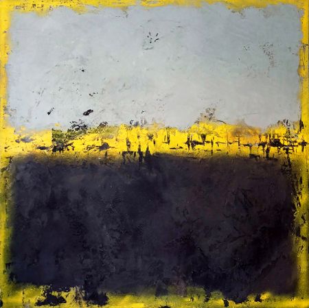 Александр Кипсóне (Картина, живопись - 
                  120 x 120 см) Хай, Марк!