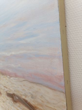 Вадим Комиссаров (Картина, живопись - 
                  130 x 100 см) Девушка и море