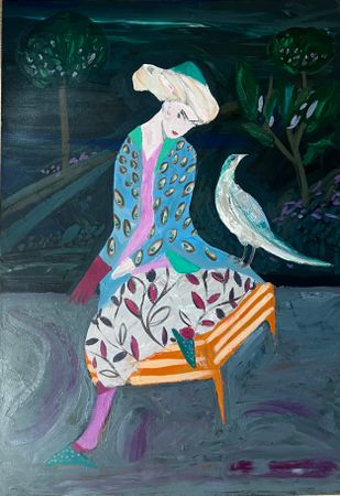 Сардор Эркинов (Картина, живопись - 
                  70 x 100 см) Лейли