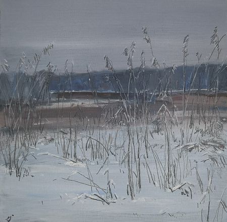 Елена Санина (Авторская графика - 
                  40 x 40 см) Зимние сны