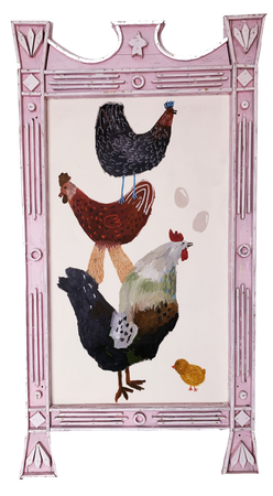 AlisaVostorg (Картина, живопись - 
                  100 x 170 см) Счастливый отец