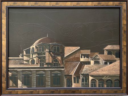 Алан Есенов (Картина, живопись - 
                  75 x 55 см) Ночной город