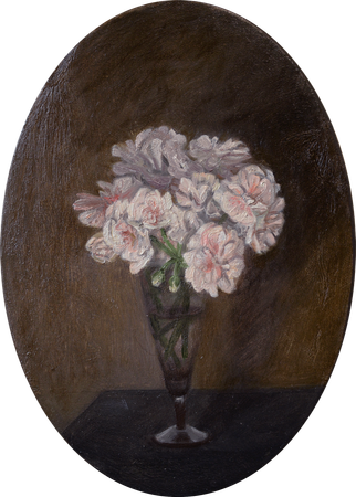 Ольга Менжилий (Картина, живопись - 
                  25 x 35 см) Букет с геранью