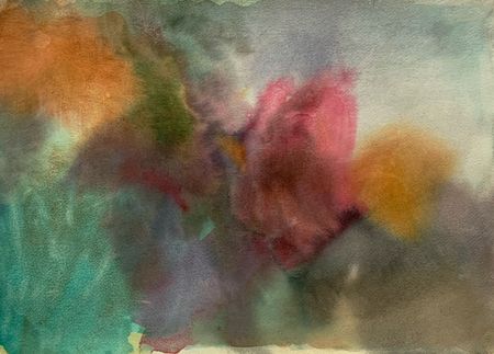 Саша Афонская (Авторская графика - 
                  50 x 40 см) Цветочки