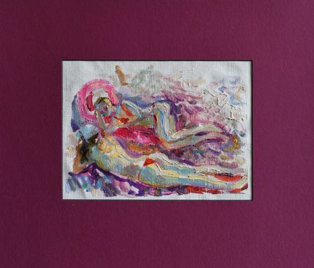 Илья Хахарев (Картина, живопись - 
                  35 x 30 см) Подружки