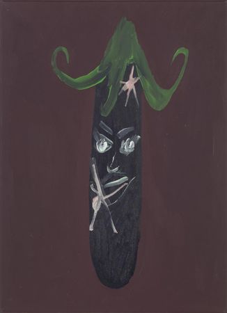 Влад Мальцев (Картина, живопись - 
                  50 x 70 см) Баклажан "Меч самурая"