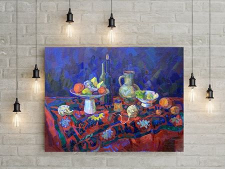 Ева Гец (Картина, живопись - 
                  80 x 60 см) Праздник ковра