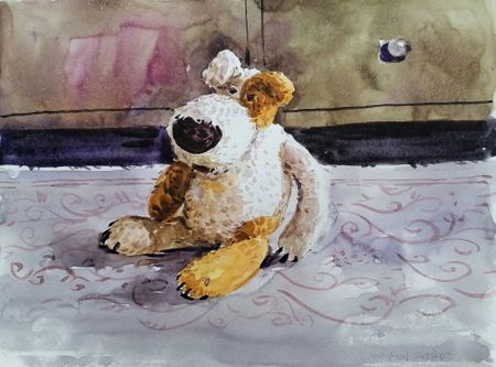 Андрей Новиков (Авторская графика - 
                  40 x 30 см) Старый знакомый