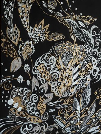 Ирина Шумская (Авторская графика - 
                  50 x 70 см) Роза