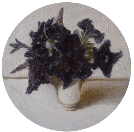 Ольга Менжилий (Картина, живопись - 
                  30 x 30 см) Петунии