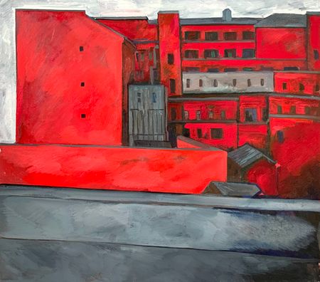 Елизавета Тульчинская (Картина, живопись - 
                  90 x 80 см) Завод Красный Октябрь