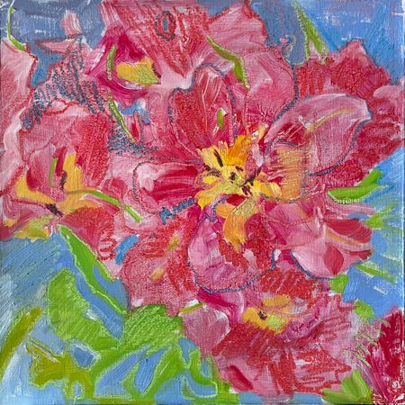 Алина Филимонова (Картина, живопись - 
                  40 x 40 см) После зимы