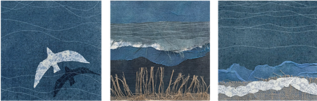 Анастасия Попова (Коллаж / ассамбляж - 
                  150 x 50 см) Ночной полет