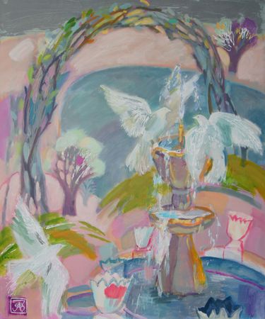 Зарина Абисалова (Картина, живопись - 
                  100 x 120 см) Процветание