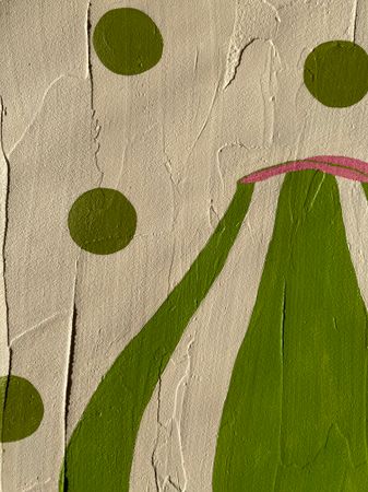Shomina Ti (Картина, живопись - 
                  30 x 40 см) Ваза Салатовая