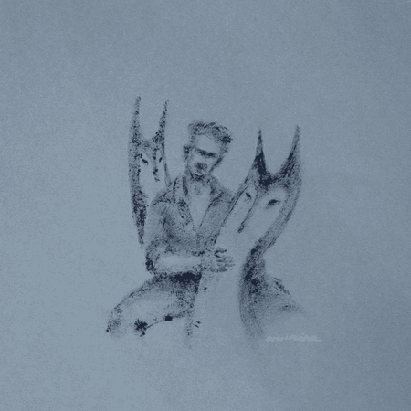 Ольга Минина (Авторская графика - 
                  30 x 30 см) Мы — Рядом #2