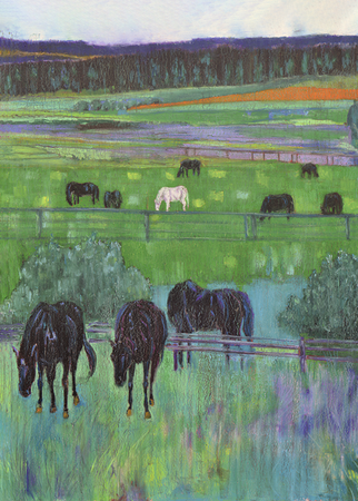 Кеша (Ирина Гусева) (Графика печатная - 
                  50 x 70 см) Без названия 2