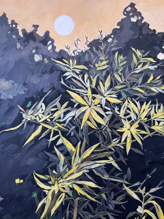 Лена Запрудских (Картина, живопись - 
                  100 x 150 см) Куст