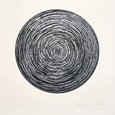 Мария Зайцева (Графика печатная - 
                  45 x 45 см) Из серии "Постоянство" №24