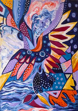 Ирина Шумская (Картина, живопись - 
                  50 x 70 см) Дыхание океана