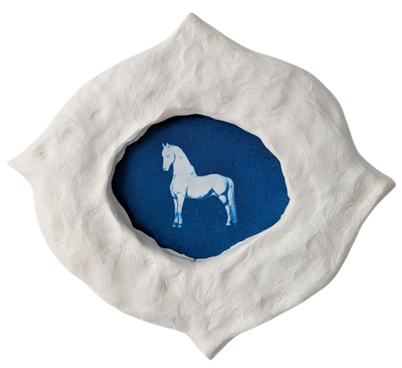 Таня Коатс (Графика печатная - 
                  23 x 21 см) Horse_1