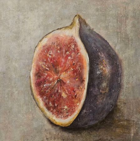 Людмила Пономарева (Картина, живопись - 
                  70 x 70 см) Инжир
