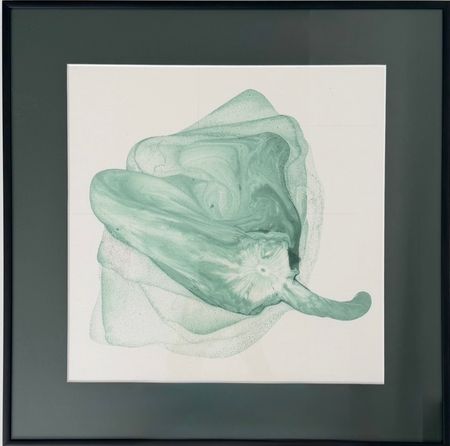 Виктория Марченко (Авторская графика - 
                  40 x 40 см) Из серии "Следы эфира"