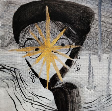 Надежда Прадес (Авторская графика - 
                  24 x 24 см) Звезда