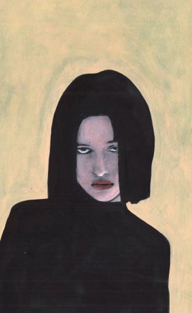 Nickie Zimov (Картина, живопись - 
                  30 x 45 см) project #9